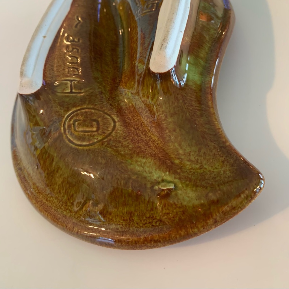 MCM HOUSE Gregory Ceramic Ashtray Mid-century Modern Excellent cond. NO chips - Picture 8 of 9
